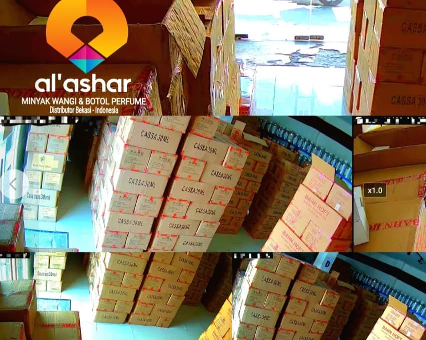 Gudang Ashar Grosir Parfum Bekasi dengan stok bibit parfum dan botol parfum