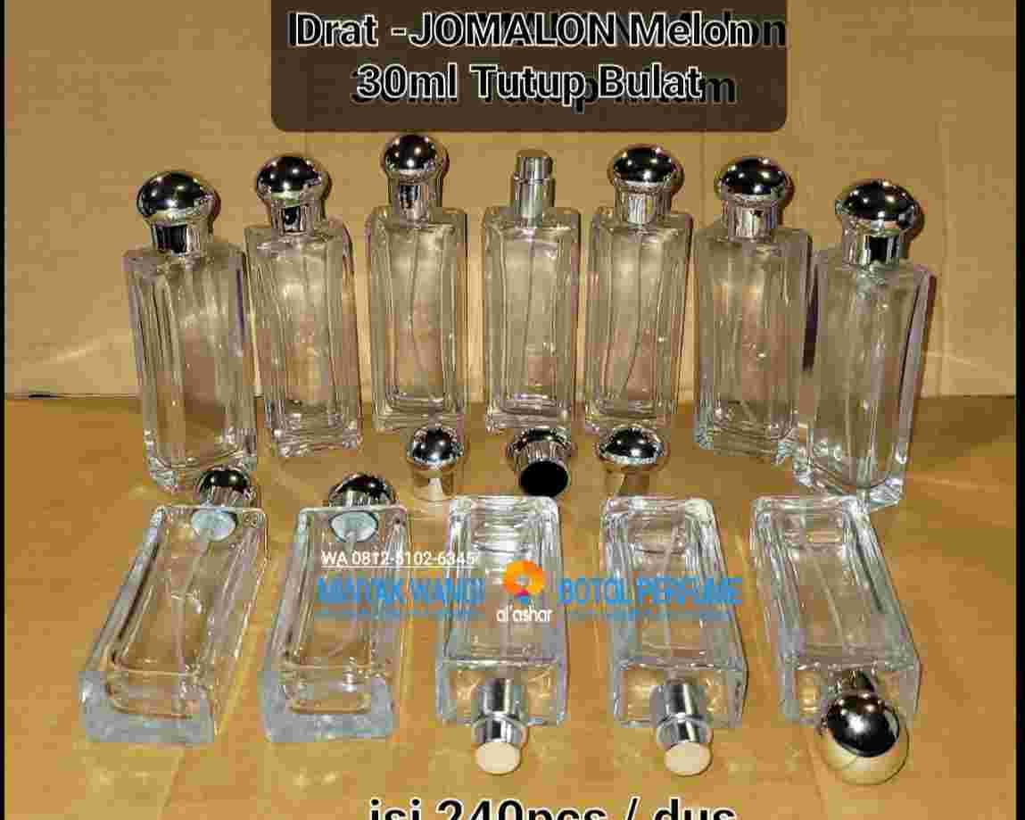 Botol Datar 30ml Mewah - Ashar Grosir Parfum Bekasi