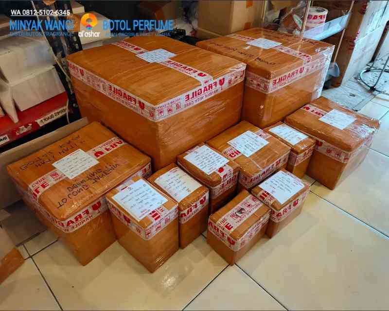 Standar packing grosir parfum aman Ashar Grosir