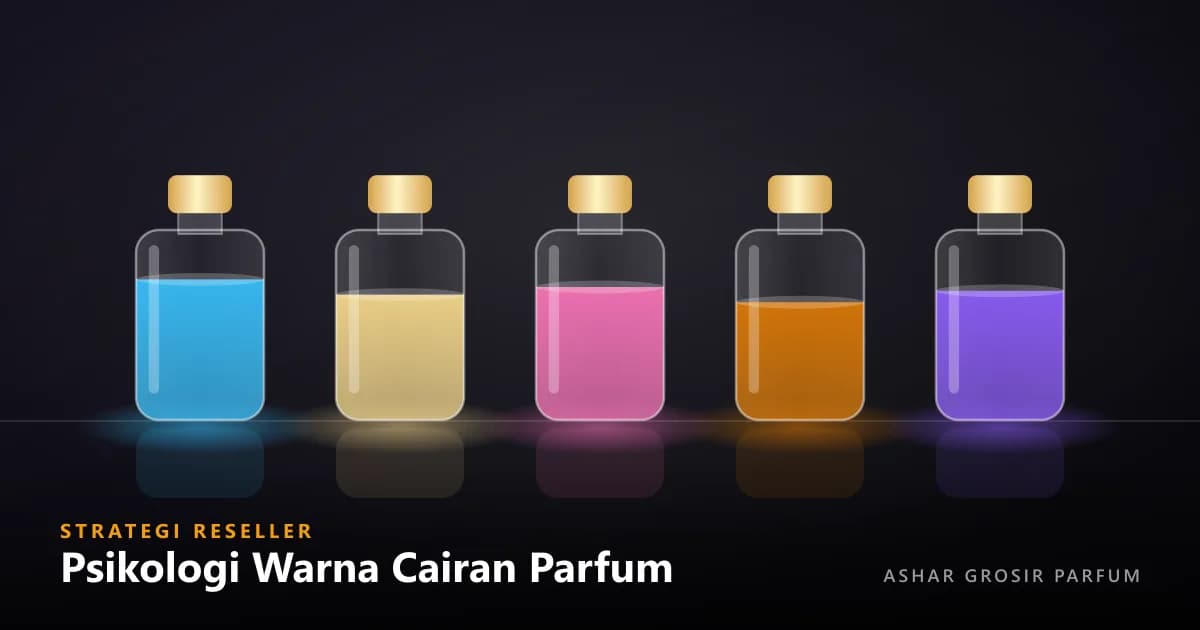 Psikologi Warna: Cara Visual Cairan Parfum Memengaruhi Minat Pembeli