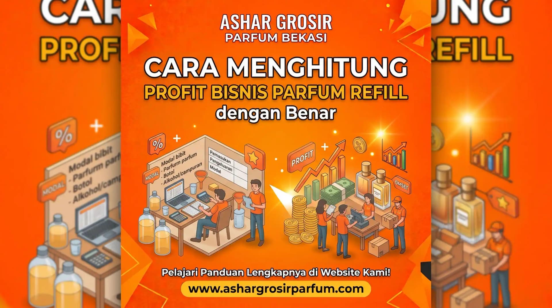 Cara Menghitung Profit Bisnis Parfum Refill dengan Benar