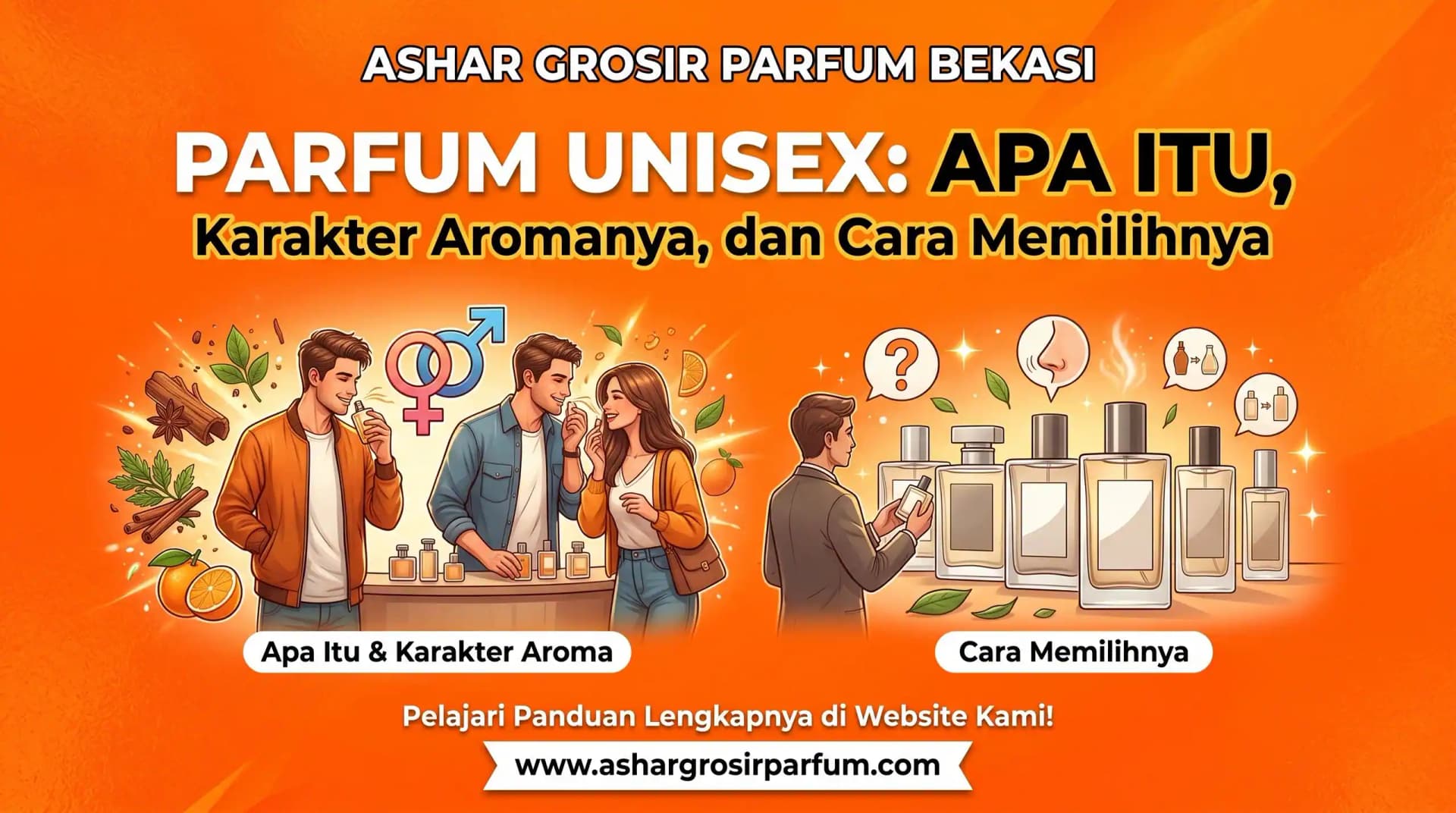 Parfum Unisex: Apa Itu, Karakter Aromanya, dan Cara Memilihnya