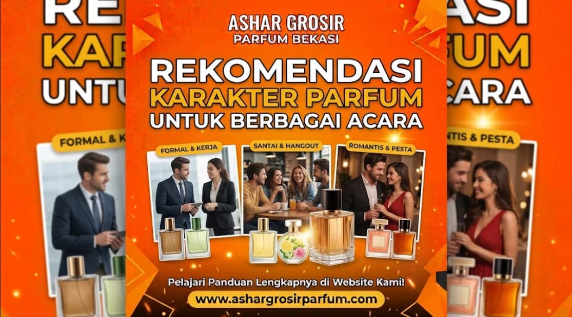 Rekomendasi Karakter Parfum untuk Berbagai Acara