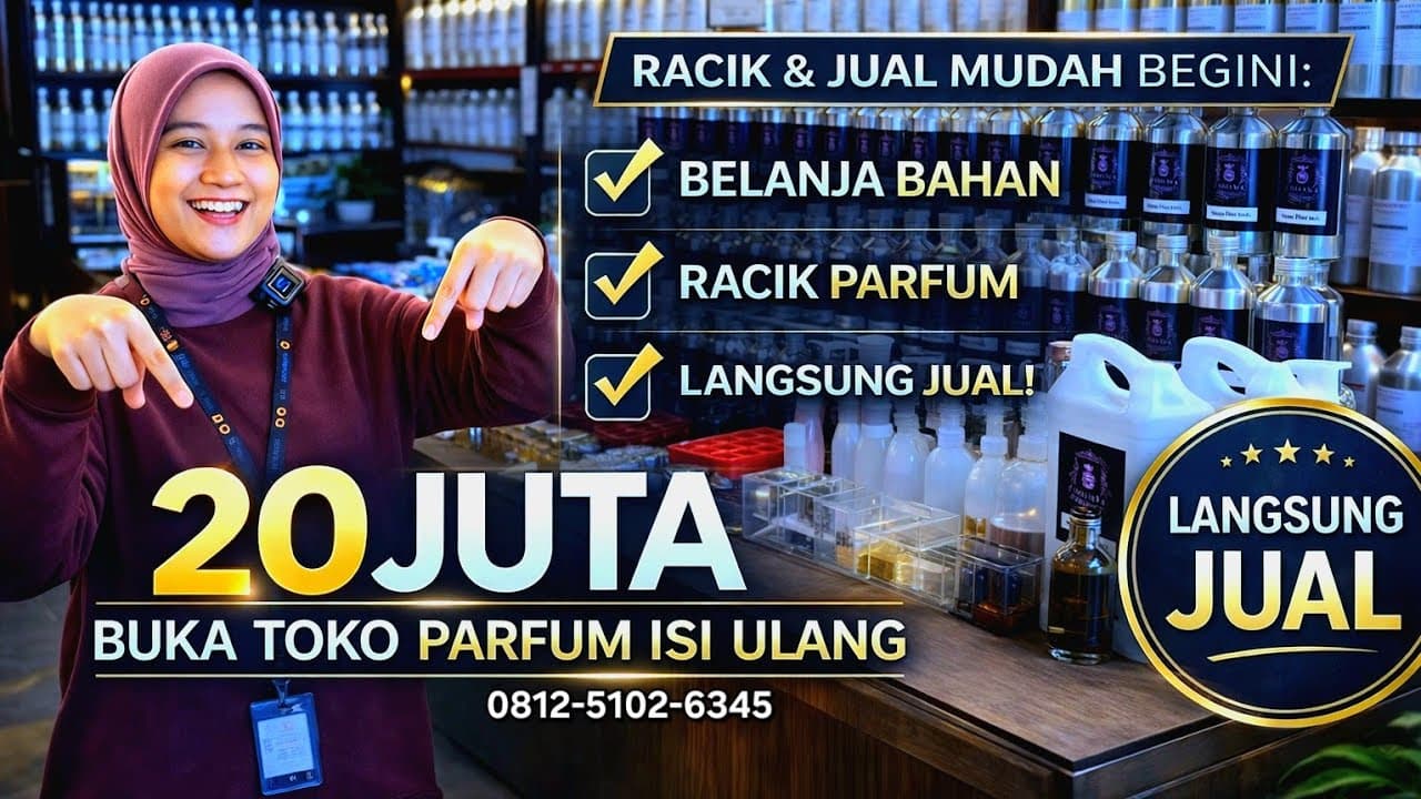 Video edukasi bisnis parfum Ashar Grosir